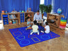 Essentials Rainbow Geometric 2x2m Carpet, Learning SPACE