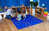 Essentials Rainbow Geometric 2x2m Carpet, Learning SPACE