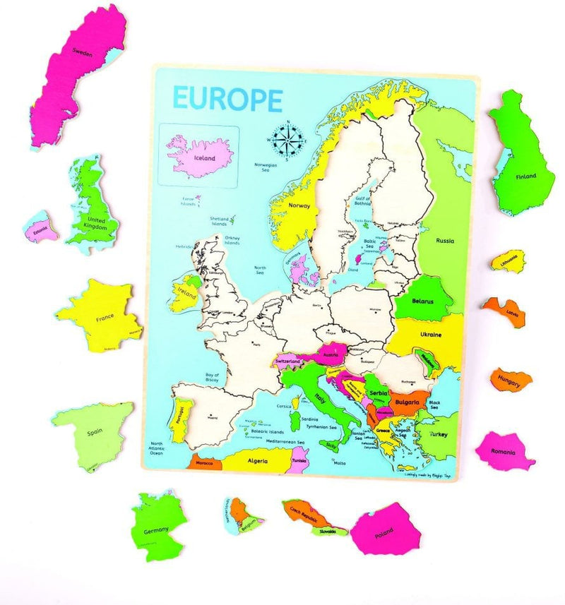 Europe Inset Puzzle, Learning SPACE