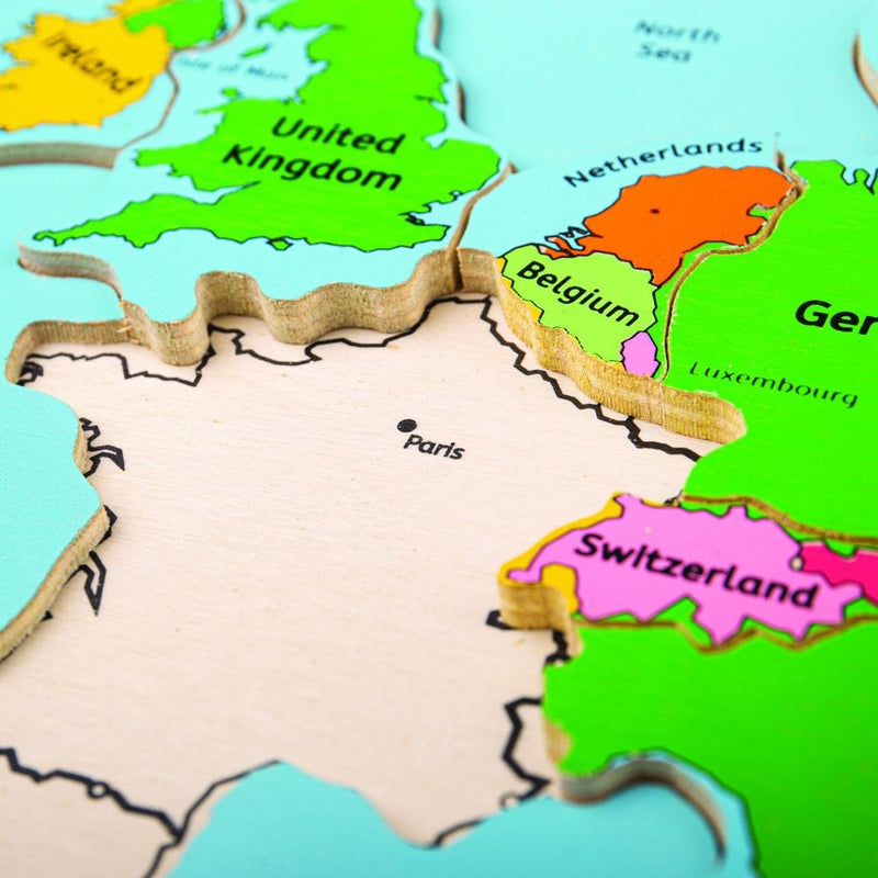 Europe Inset Puzzle, Learning SPACE