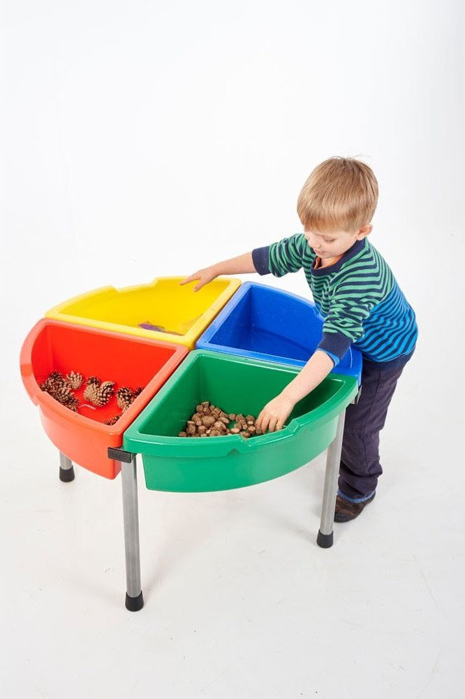 Exploration Circle Sand & Water Trays Multi-coloured set of 4, Learning SPACE
