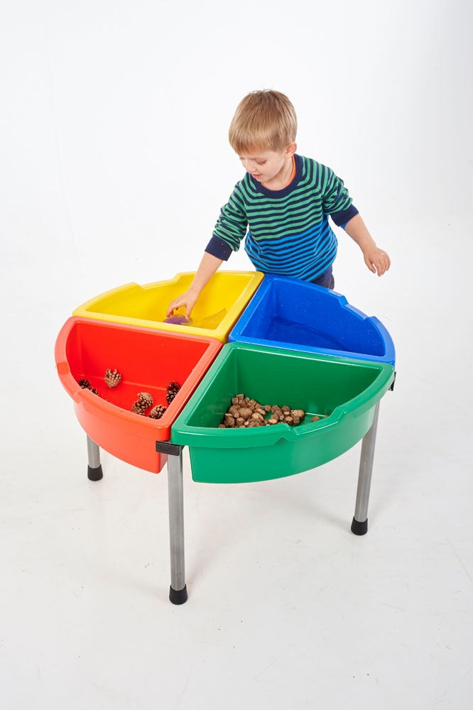 Exploration Circle Sand & Water Trays Multi-coloured set of 4, Learning SPACE