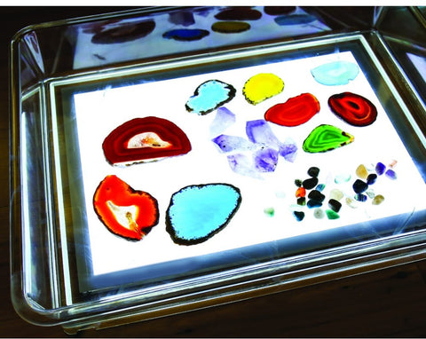 Exploration Light Tray For Light Panel A3 (Not Included)-AllSensory,Light Box Accessories,Stock,TickiT,Trays,Visual Sensory Toys,Water & Sand Toys-Learning SPACE
