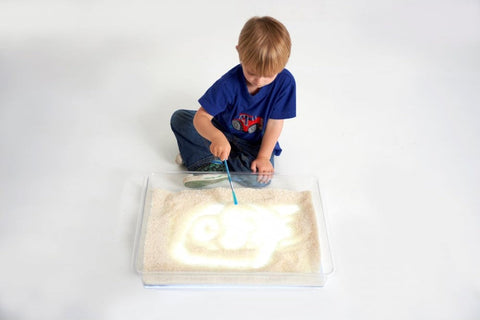 Exploration Light Tray For Light Panel A3 (Not Included)-AllSensory,Light Box Accessories,Stock,TickiT,Visual Sensory Toys-Learning SPACE