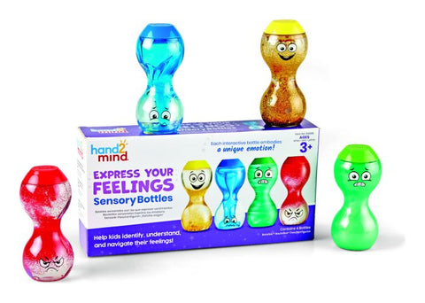 Express Your Feelings Sensory Bottles-Additional Need,Calmer Classrooms,communication,Communication Games & Aids,Emotions & Self Esteem,Fans & Visual Prompts,Helps With,Neuro Diversity,Primary Literacy,PSHE,Social Emotional Learning-Learning SPACE