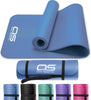 Extra Thick Non-Slip NBR Yoga & Exercise Mat with Carry Strap, Learning SPACE