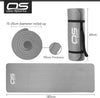 Extra Thick Non-Slip NBR Yoga & Exercise Mat with Carry Strap, Learning SPACE