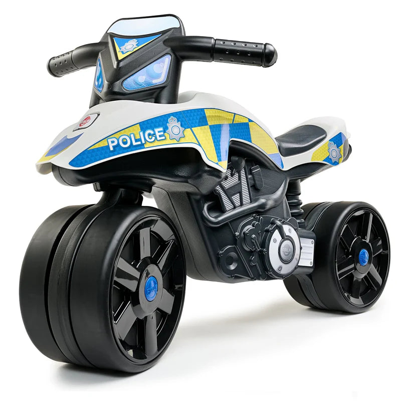 Falk UK Police Ride-On Moto (UK Mainland Only)-Dropship,Early Years. Ride On's. Bikes. Trikes,Fire. Police & Hospital,Ride On's. Bikes & Trikes,Ride Ons,TP Toys-Learning SPACE