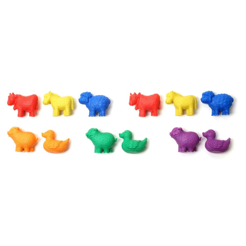 Farm Animal Counters-Animals,Counting Numbers & Colour,Dyscalculia,EDX,Farms & Construction-Learning SPACE