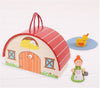 Farm Mini Playset-Bigjigs Toys, Early Years Travel Toys, Farms & Construction, Gifts For 2-3 Years Old, Gifts For 3-5 Years Old, Imaginative Play, Seasons, Small World, Spring, Stock-Learning SPACE