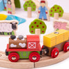 Farm Train Set-Bigjigs Rail,Christmas,Christmas 2025,Gifts For 3-5 Years Old,Gifts for 5-7 Years Old,Train-Learning SPACE