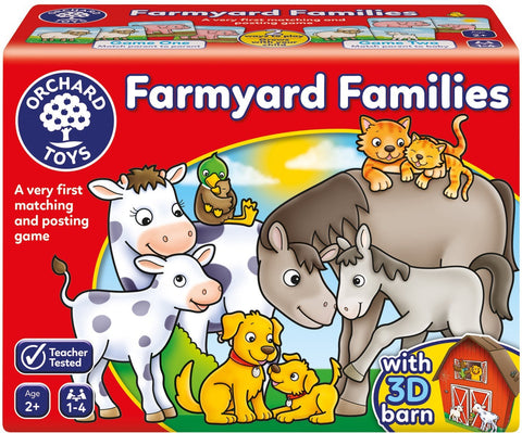 Farmyard Families - Matching and Posting Game-Early years Games & Toys, Early Years Maths, Farms & Construction, Gifts For 2-3 Years Old, Gifts For 3-5 Years Old, Imaginative Play, Maths, Memory Pattern & Sequencing, Orchard Toys, Primary Games & Toys, Primary Maths-Learning SPACE