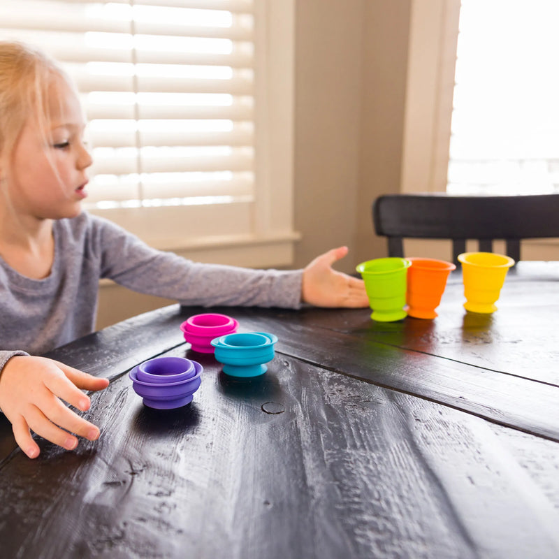 Fat Brain Toys Suction Kupz, Learning SPACE