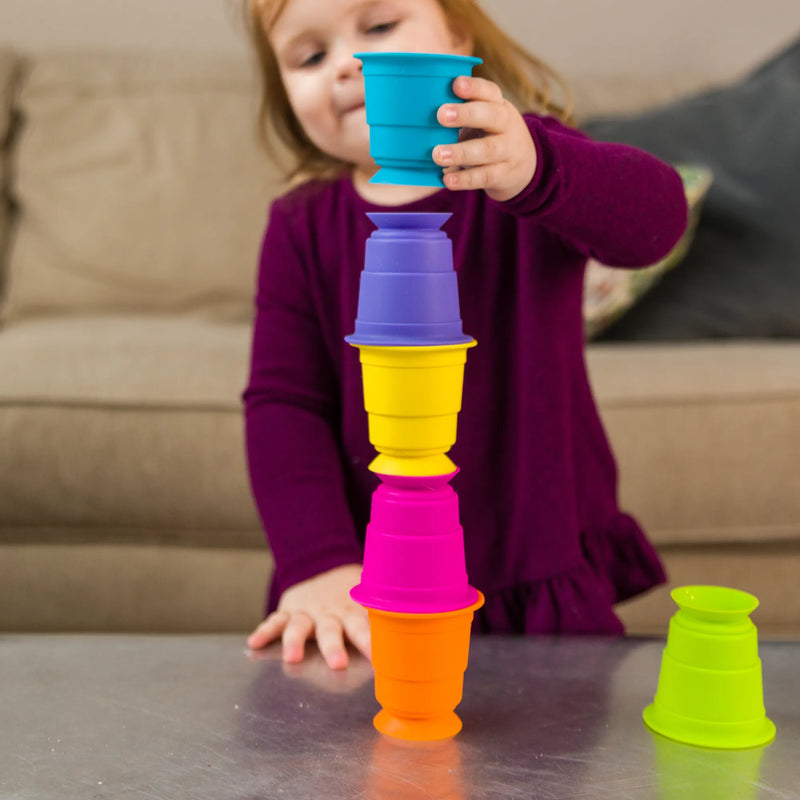 Fat Brain Toys Suction Kupz, Learning SPACE