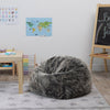 Faux Fur Arctic Bean Bag-Bean Bags, Bean Bags & Cushions, Eden Learning Spaces, Stress Relief, Tactile Toys & Books, Wellbeing Furniture-Learning SPACE