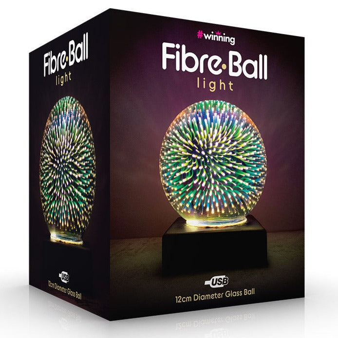 Fibre Ball LED Sensory Night Light - 12cm, Learning SPACE