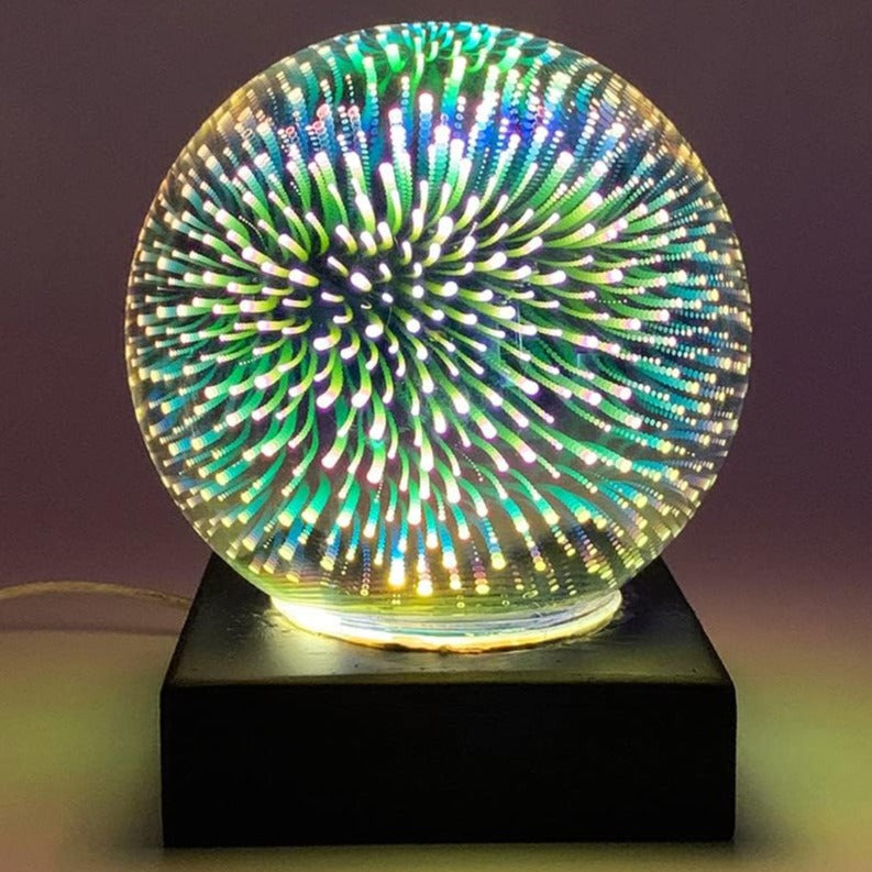 Fibre Ball LED Sensory Night Light - 12cm, Learning SPACE