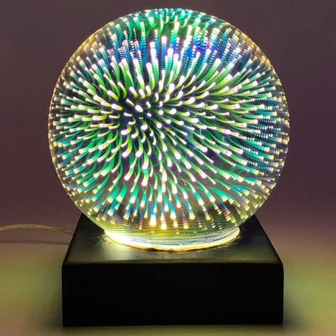 Fibre Ball LED Sensory Night Light – 12cm-AllSensory,Calmer Classrooms,Calming & Anxiety,Helps With,Lamp,Playlearn,Sensory Light Up Toys,Sensory Seeking,Visual Sensory Toys-Learning SPACE