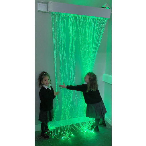 Fibre Optic Curtain 2.4m x 100 Tails Kit with Bracket, Learning SPACE