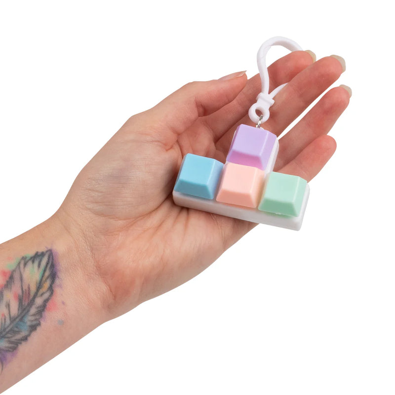 Fidget Keyboard Keychain, Learning SPACE
