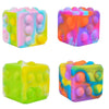 Fidget Pop Dice-ADD/ADHD, Cause & Effect Toys, Fidget, Neuro Diversity, Push Popper-Learning SPACE