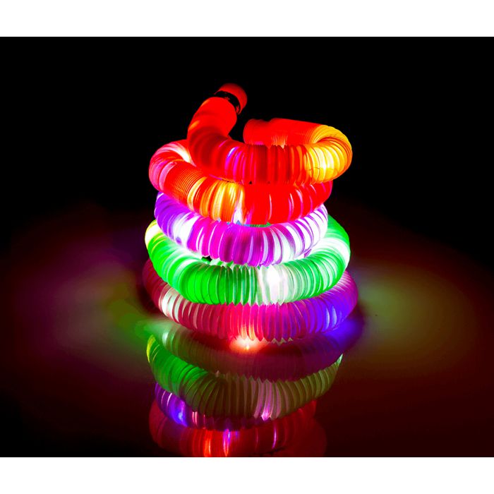 Fidget Pop Tubes with LED, Learning SPACE