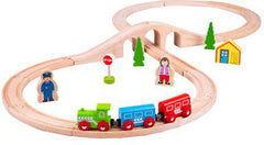 Figure of Eight Train Set-Bigjigs Rail,Bigjigs Toys,Cars & Transport,Engineering & Construction,Imaginative Play,S.T.E.M,Small World,Stock,Train,Wooden Toys-Learning SPACE