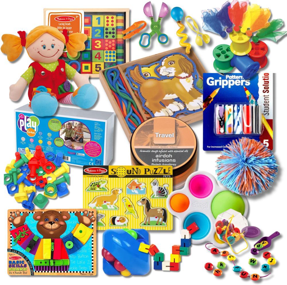 Fine Motor Skills Bundle-Sensory toy-ADD/ADHD,AllSensory,Calmer Classrooms,Calming & Anxiety,Classroom Packs,Down Syndrome,excell2,Helps With,Learning Activity Kits,Neuro Diversity,Sensory Boxes,Sensory Seeking-Learning SPACE
