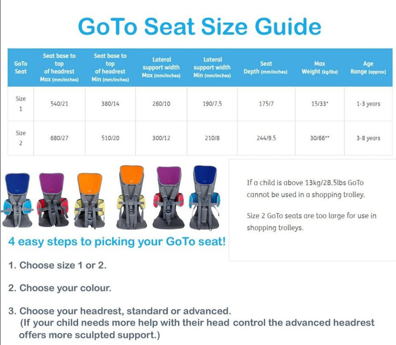 Firefly GoTo Seat Size 2: Ages 3-8, Learning SPACE