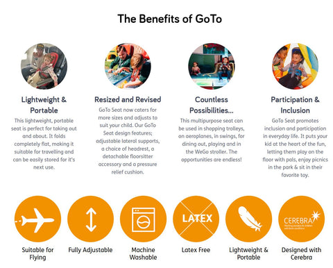 Firefly GoTo Seat Size 2: Ages 3-8-Additional Need,Additional Support,Dropship,Early Years. Ride On's. Bikes. Trikes,Firefly,Physical Needs,Ride On's. Bikes & Trikes,Seasons,Seating,Specialised Prams Walkers & Seating,Summer-Learning SPACE