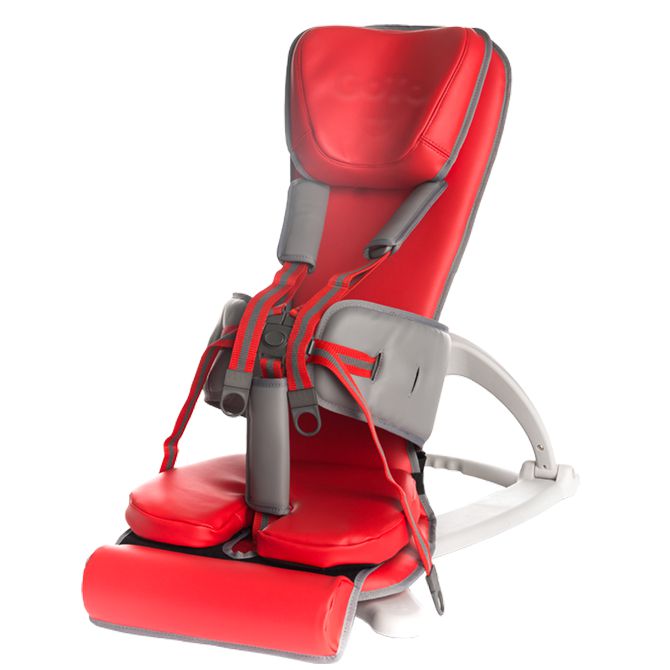 Firefly GoTo Seat Size 2: Ages 3-8, Red Vinyl Advanced Neck Rest VAT Exempt Learning SPACE