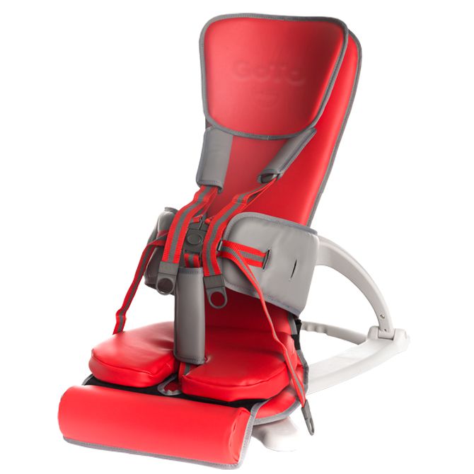 Firefly GoTo Seat Size 2: Ages 3-8, Red Vinyl Standard Neck Rest VAT Exempt Learning SPACE