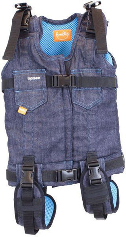 Firefly Upsee Mobility Aid Harness for Kids-Adapted Outdoor play,Additional Need,Additional Support,Calmer Classrooms,Exercise,Firefly,Gross Motor and Balance Skills,Helps With,Matrix Group,Physical Needs,Playground Equipment,Specialised Prams Walkers & Seating-VAT Exempt-Large-Blue-160-4660-2-Learning SPACE