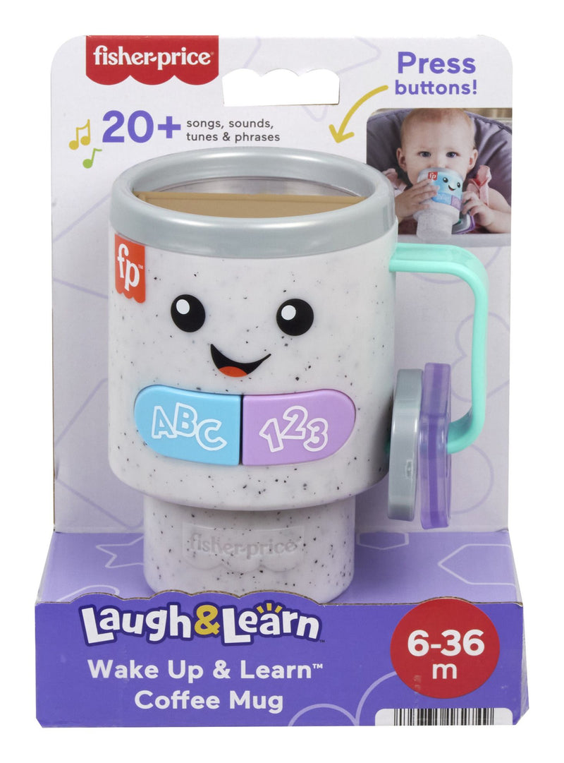 Fisher Price Wake Up and Learn Coffee Mug, Learning SPACE
