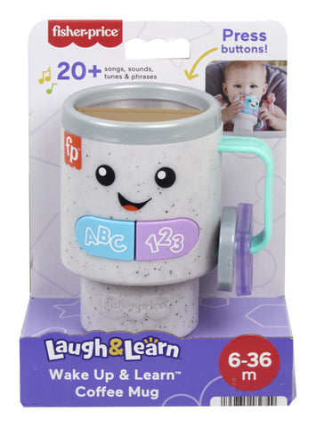 Fisher Price Wake Up and Learn Coffee Mug, Learning SPACE