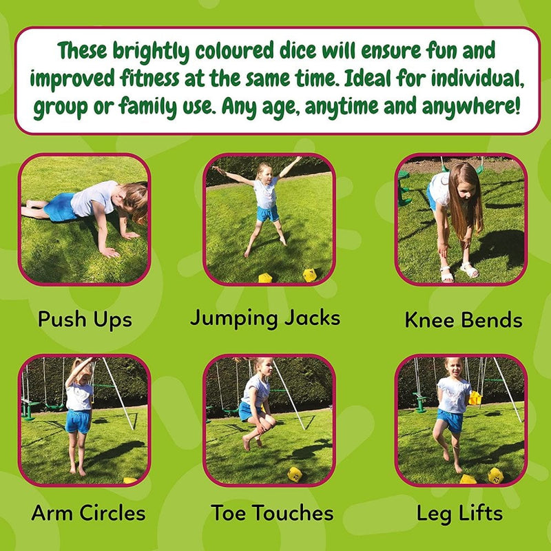Fitness Dice - Set of 2, Learning SPACE
