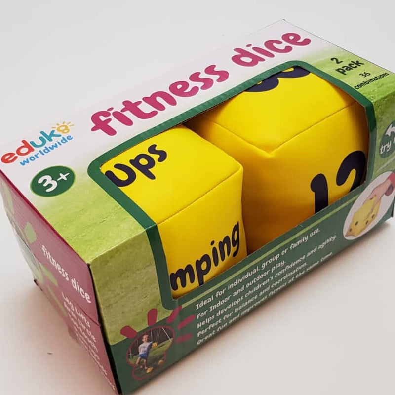 Fitness Dice - Set of 2, Learning SPACE