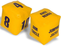 Fitness Dice - Set of 2-Active Games, Additional Need, Calmer Classrooms, eduk8, Exercise, Garden Game, Gross Motor and Balance Skills, Helps With, Outdoor Toys & Games-Learning SPACE