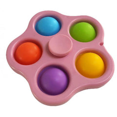 Five Sided Bubble Popping Fidget Spinner, Learning SPACE