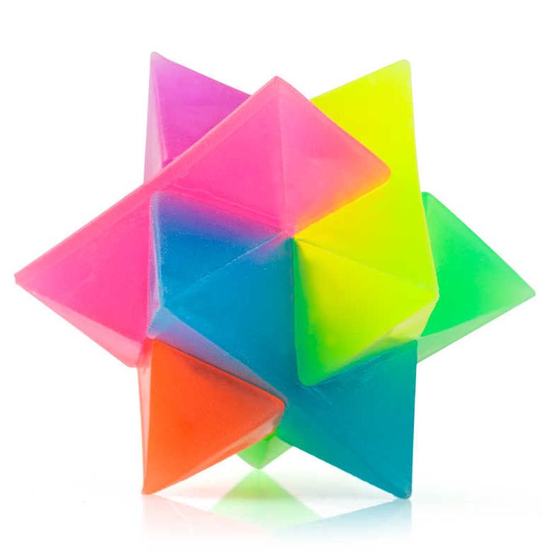 Flashing Prism Ball - Random Bouncing LED Light-Up Fun, Learning SPACE