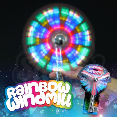 Flashing Rainbow Windmill Light-AllSensory,Calming & Anxiety,Helps With,Pocket money,Sensory Light Up Toys,Sensory Seeking,Stock,The Glow Company,Visual Sensory Toys-Learning SPACE