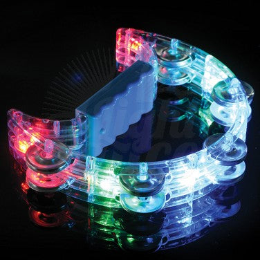 Flashing Tambourine – Sensory Light-Up Music Toy, Learning SPACE