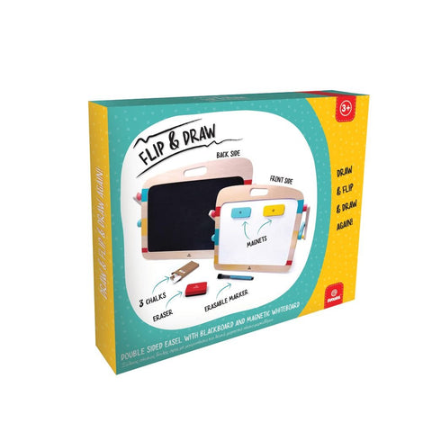 Flip & Draw - blackboard and magnetic whiteboard, Learning SPACE