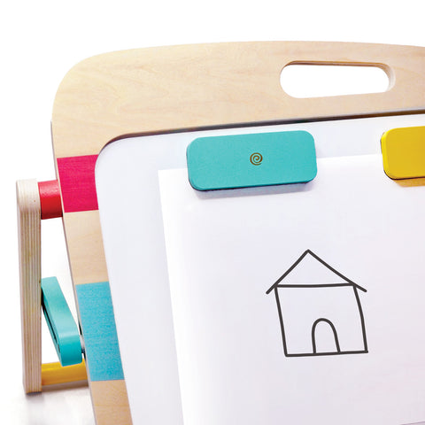 Flip & Draw - blackboard and magnetic whiteboard, Learning SPACE
