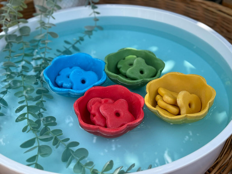 Flower Stones and Bowls, Pool, Water & Sand Toys Learning SPACE