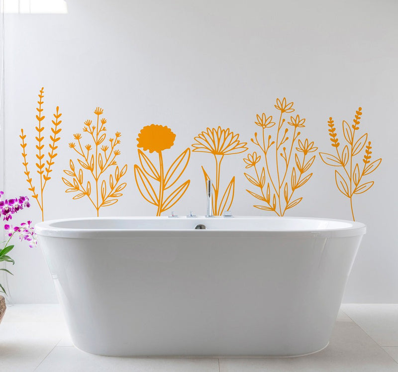 Flower Wall Decal, Learning SPACE