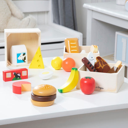 Food Groups - Wooden Healthy Food Play Set, Learning SPACE