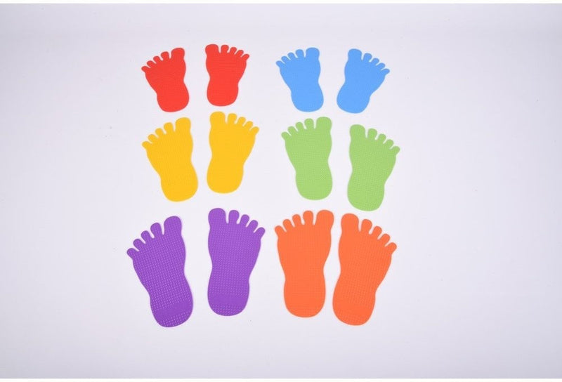 Foot Marks Set Of 6 Pairs, Learning SPACE
