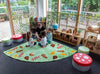 Forest Friends™ Corner Placement 2x2m Carpet-Corner & Semi-Circle,Dropship,Forest School & Outdoor Garden Equipment,Kit For Kids,Mats & Rugs,Natural,Nature Sensory Room,Neutral Colour,Placement Carpets,Rugs,Wellbeing Furniture,World & Nature-Learning SPACE