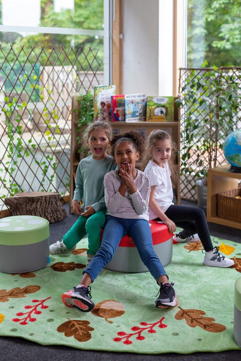 Forest Friends™ Corner Placement 2x2m Carpet, Learning SPACE